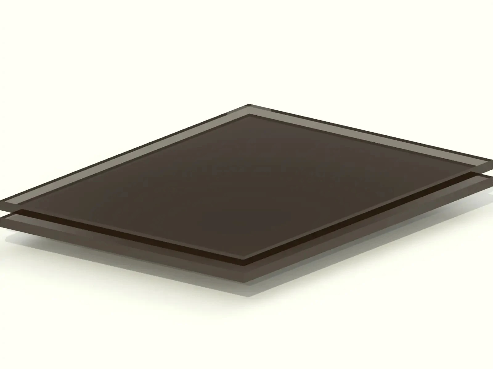 Vidrio básico bronce